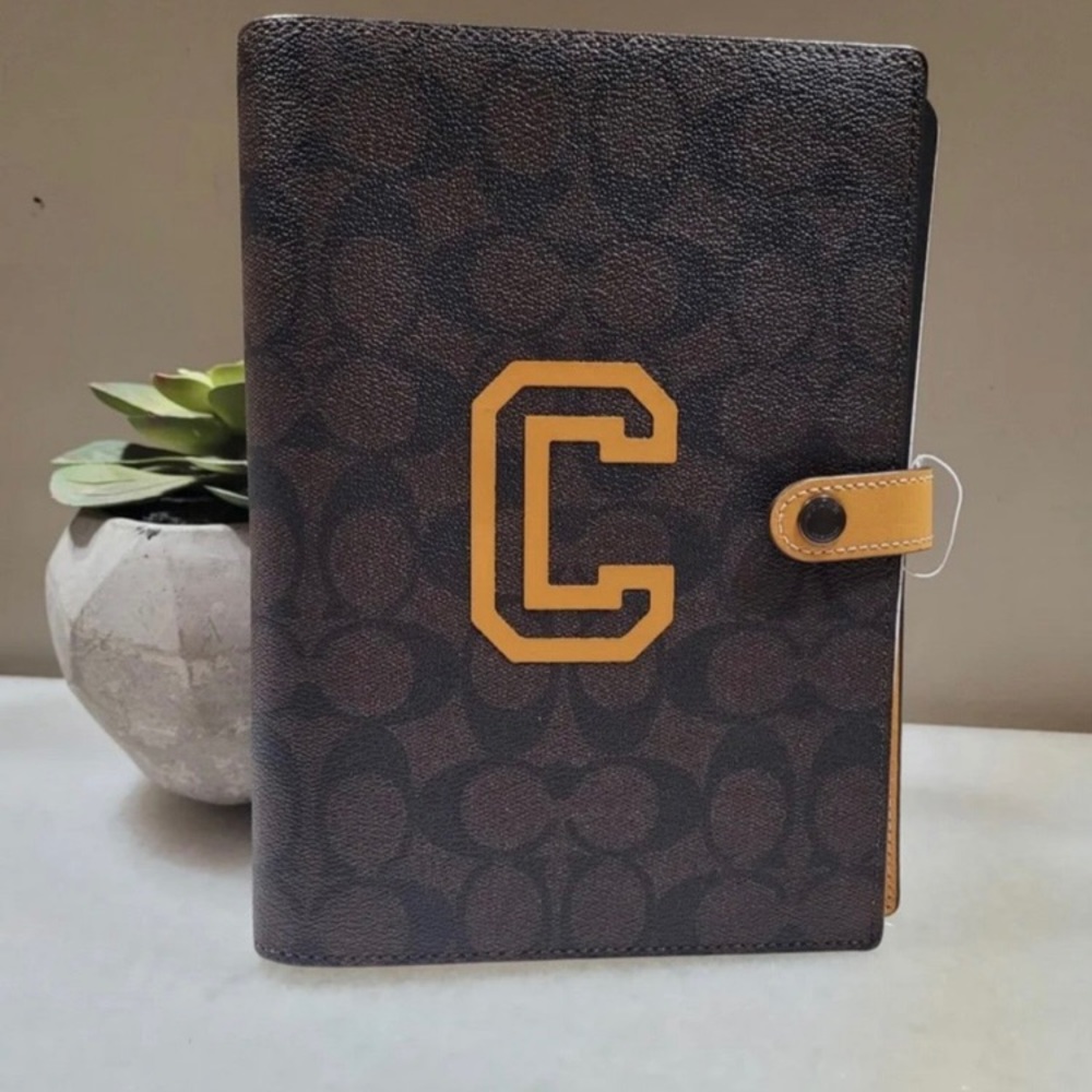 New Coach Butterscotch Signature Notebook - OFFERS ARE OKAY ✅